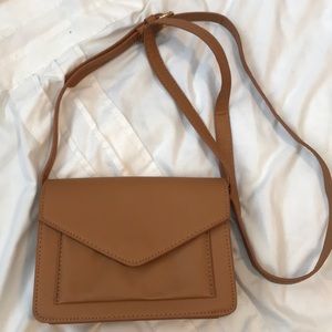 Faux leather Brown Crossbody